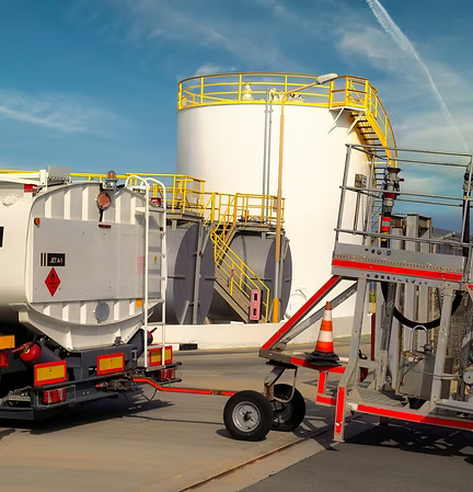 Diesel operations — aviation fuel supply at airport
